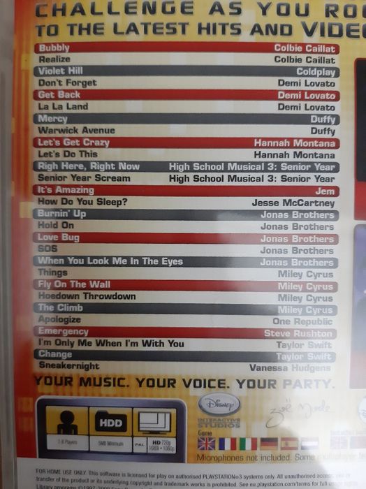 Jogo PS3  singit Pop Hits