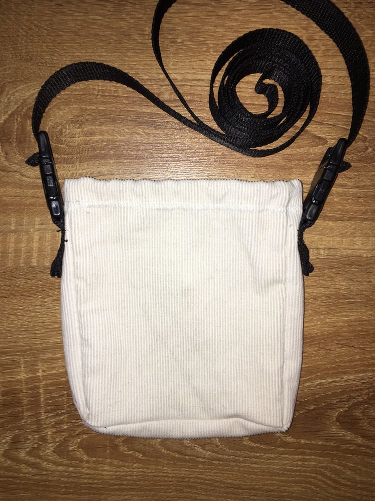 Levi’s white corduroy handmade vintage bag