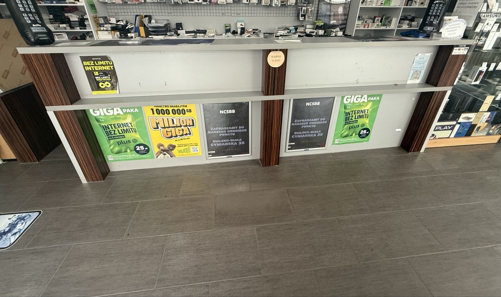 Sprzedam ladę sklepowa szarobrązowa Bielsko