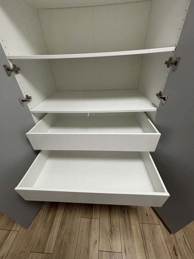 Szafa ikea pax 100x58x236 fronty lustrzane
