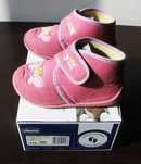 Pantufas / chinelos rosa tipo bota tamanho 27 da Flex Zone da Chicco