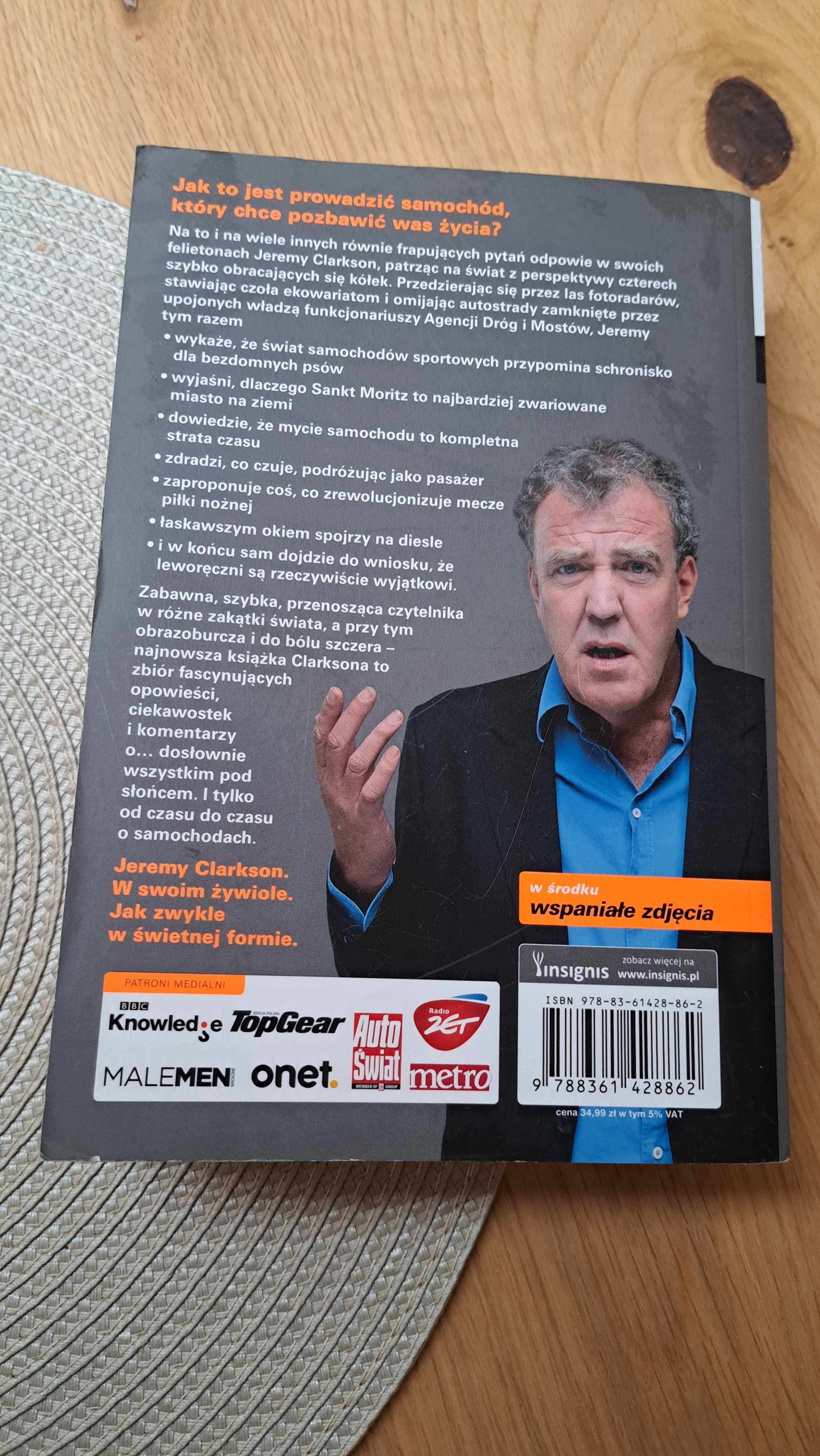 Książka Jeremy Clarkson wytrącony z równowagi