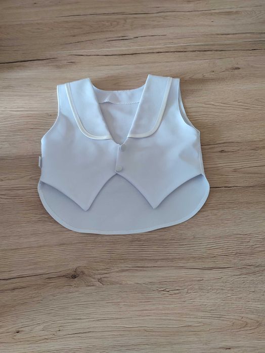 Elegancki komplecik dla chłopca do chrztu, na uroczystości