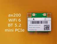 Intel® AX200 [WiFi 6 + BT 5.2] Fenvi MPE-AX3000H mini PCI-e
