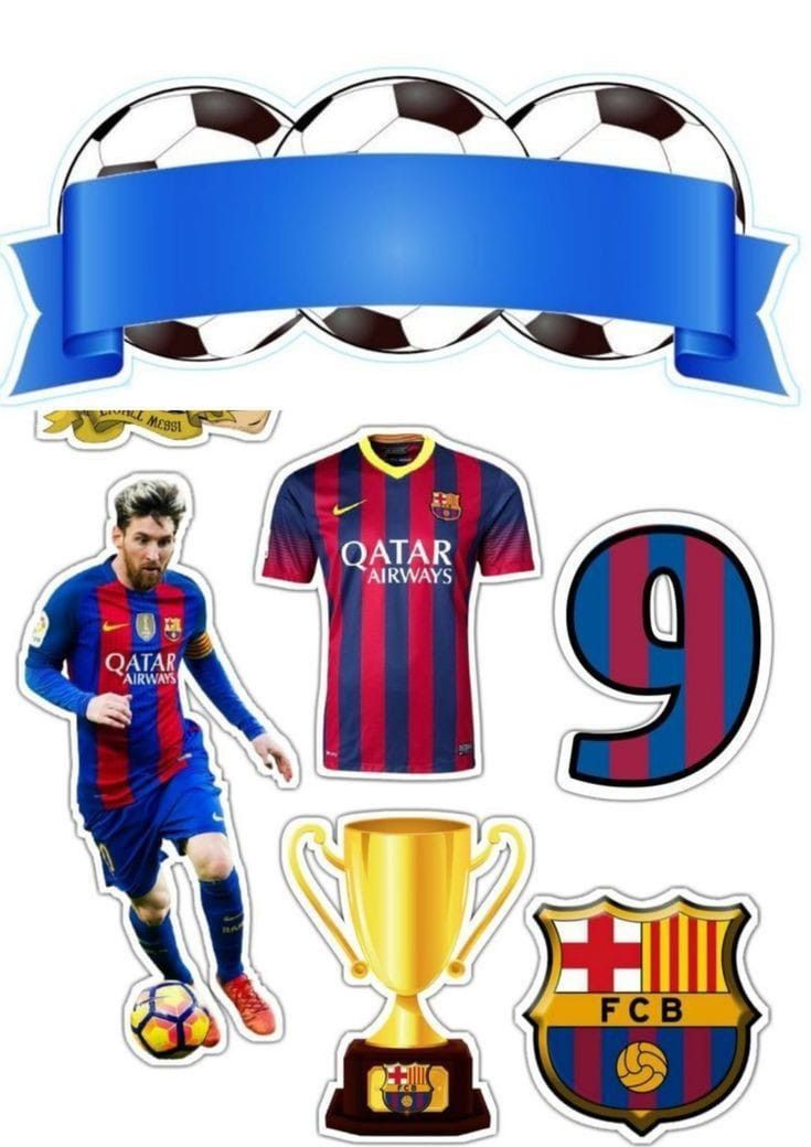 Wydruk cukrowy A4 Włoski papier Fc Barcelona
