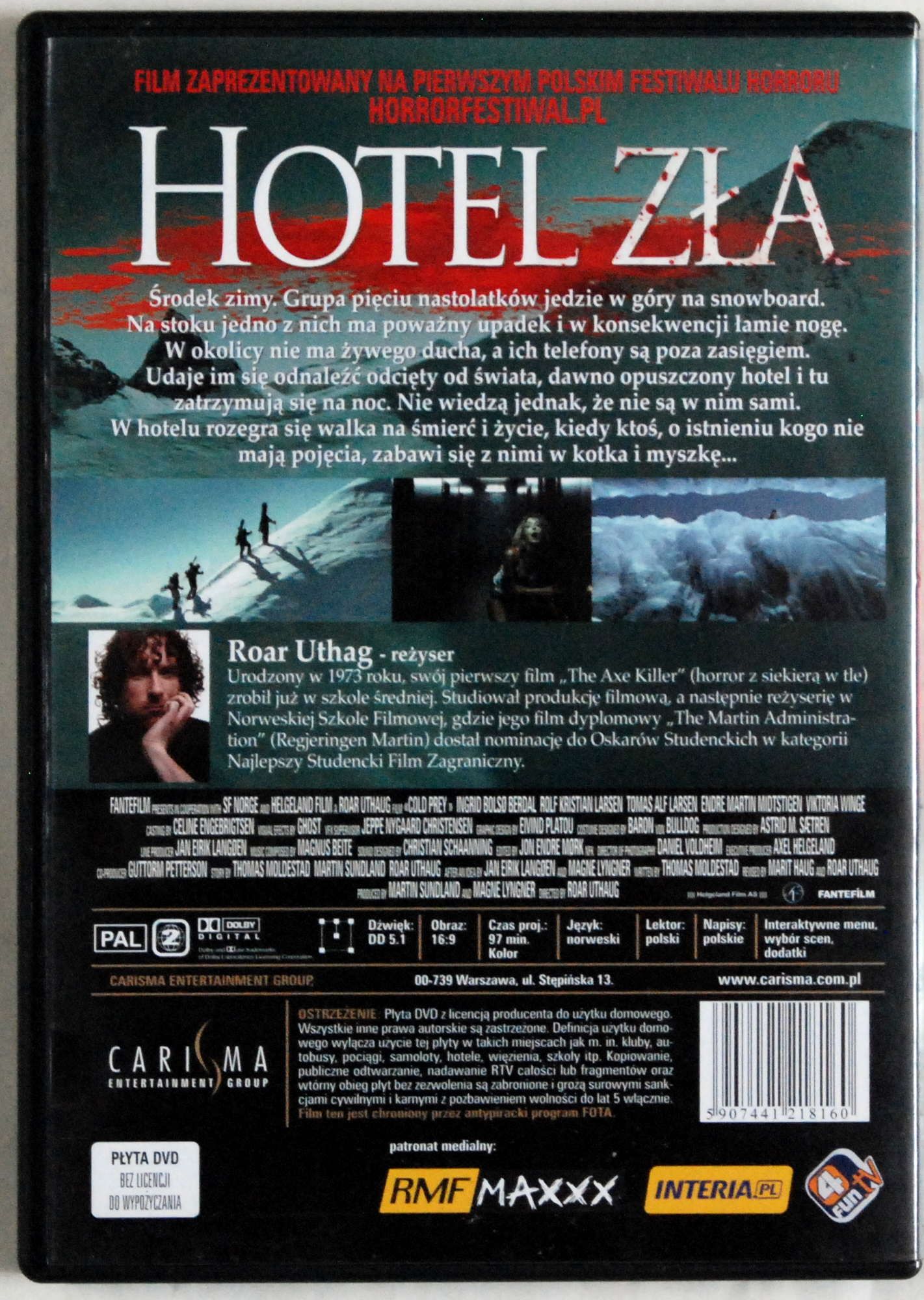 DVD Hotel Zła (Carisma)