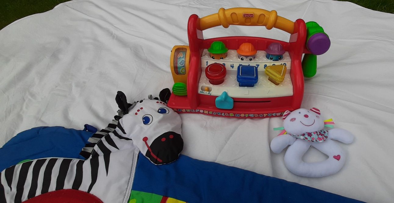 Mata sensoryczna fisher price i inne