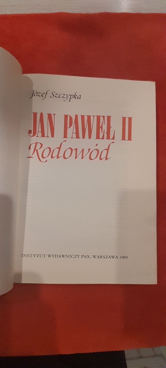 Jan Paweł II Rodowód Józef Szczypka