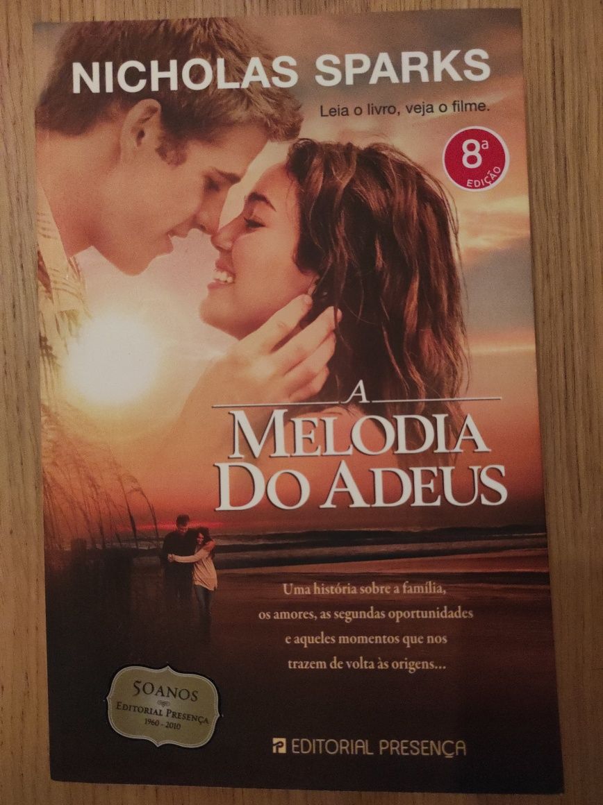 Livro "A Melodia do Adeus" de Nicholas Sparks