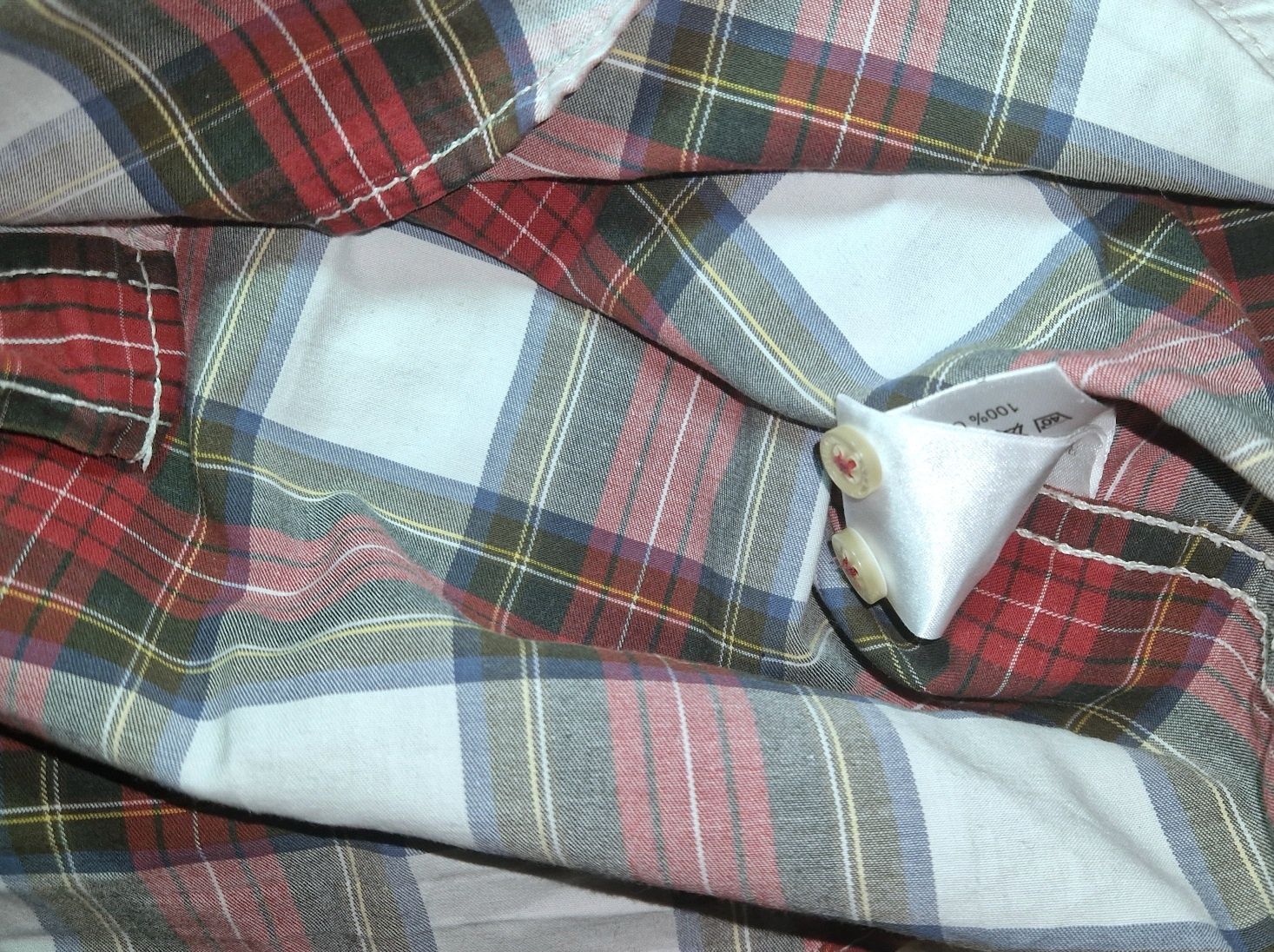 Camel Active koszula w kratę  męska świetne kolory roz XL