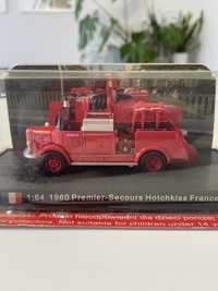 Model Straż 1960 Premier-Secours Hotchkiss France 1:64 AmerCom