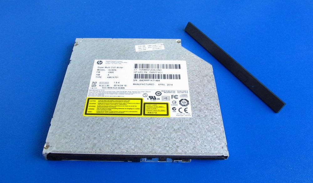 DVD±RW привод для ноутбука HP (GU90N) 9,5мм sata