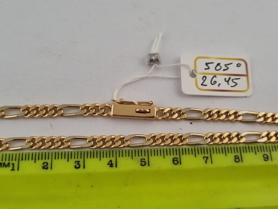 Золотая цепочка "фигаро"