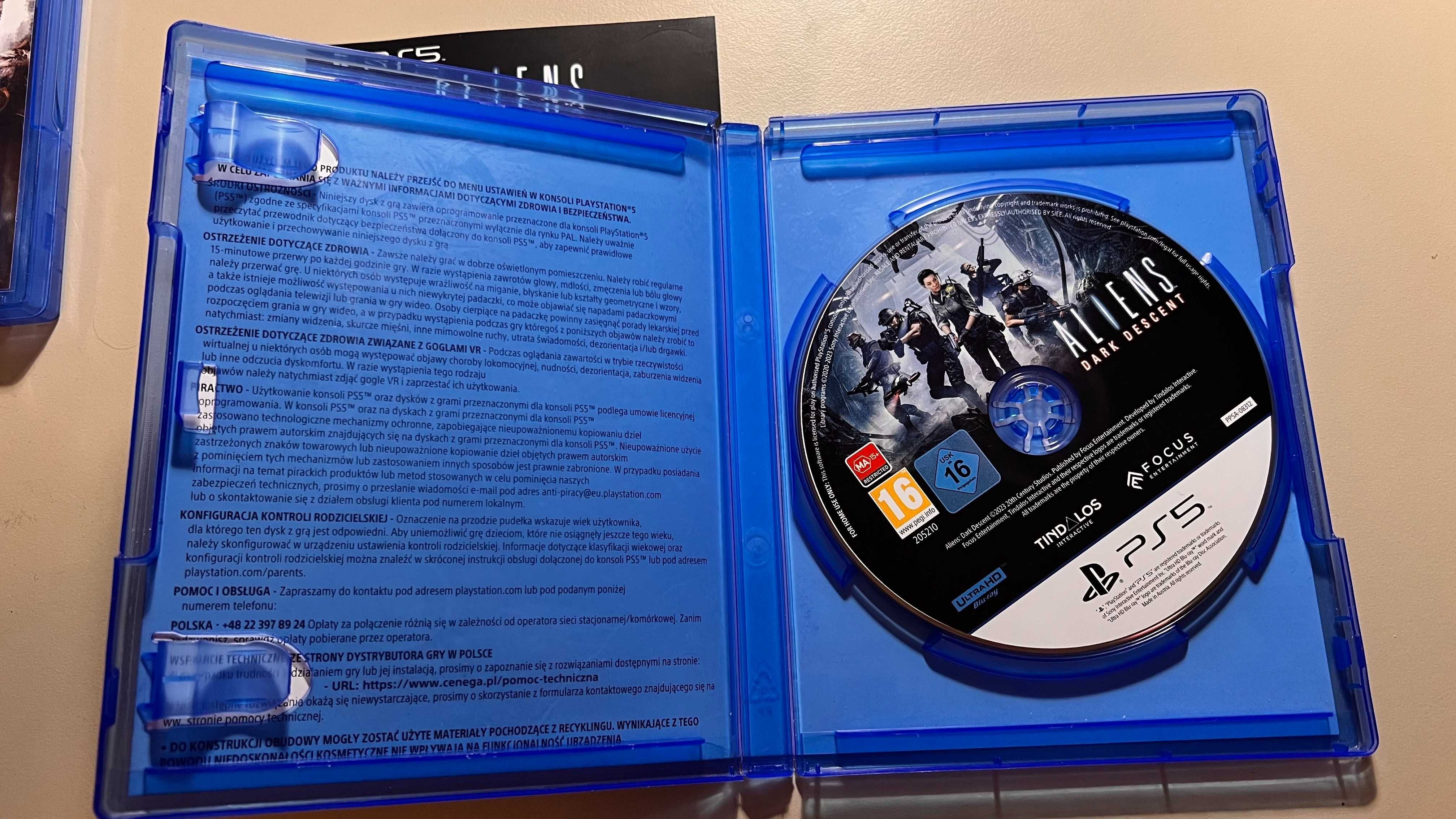 Gra na ps5 Aliens Dark Descent