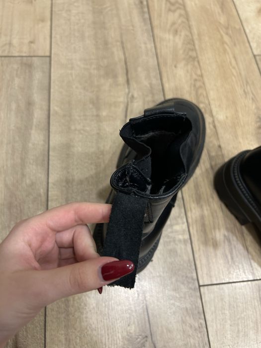 Зимові черевики з екошкіри