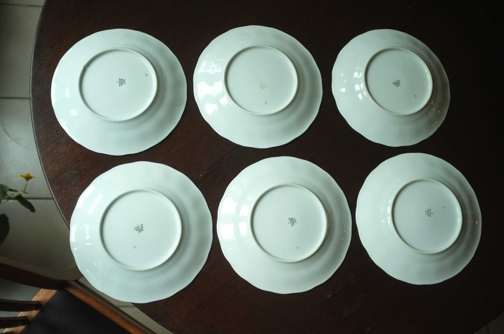 zestaw serwis obiadowy porcelanowy Karolina złoto kobalt