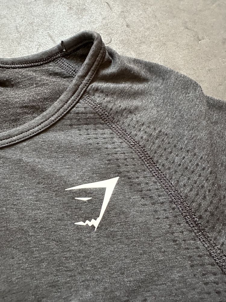 Top sportowy Gymshark stanik longsleeve crewneck