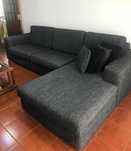 Sofa com chaise longue