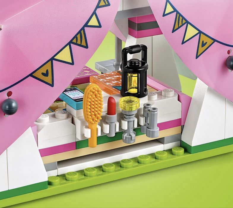 Lego Friends 41392 luksusowy kamping namiot z pudełkiem