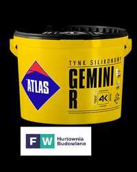 Atlas Gemini R tynk silikonowy bialy 25kg Promocja