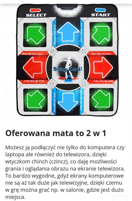 Mata do tańczenia.