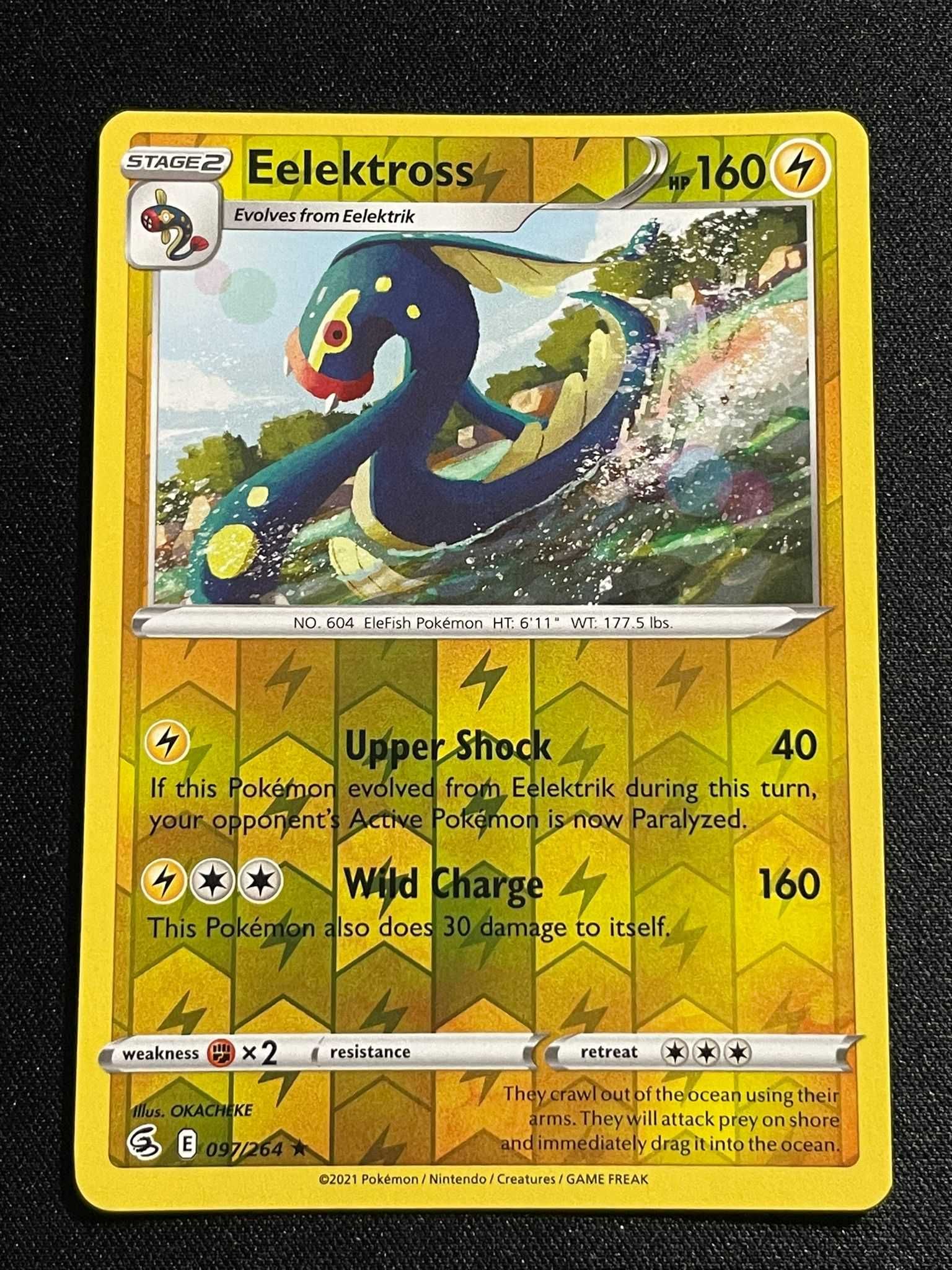 Carta Pokémon Eelektross 97/264 Fusion Strike