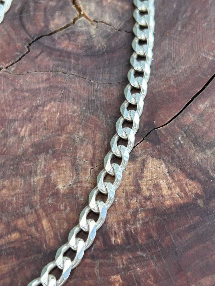 Stary piękny łańcuszek srebro 925 48.5g 51cm