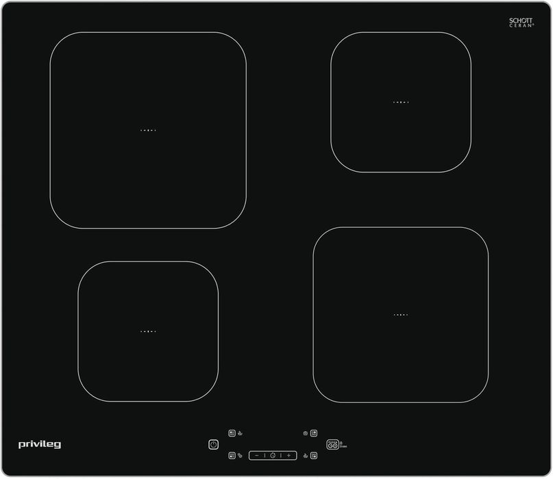 PŁYTA INDUKCYJNA Privileg PS 15Q60 AL booster / timer  Czarna