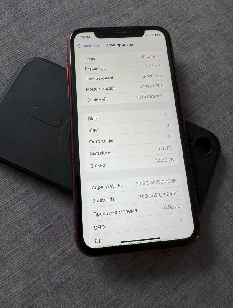 Iphone xr 128gb 82%