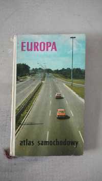 Atlas samochodowy Europa 1985