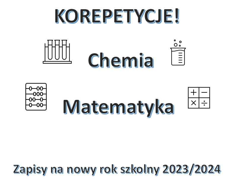 Korepetycje Matematyka Chemia! Wolne miejsca!