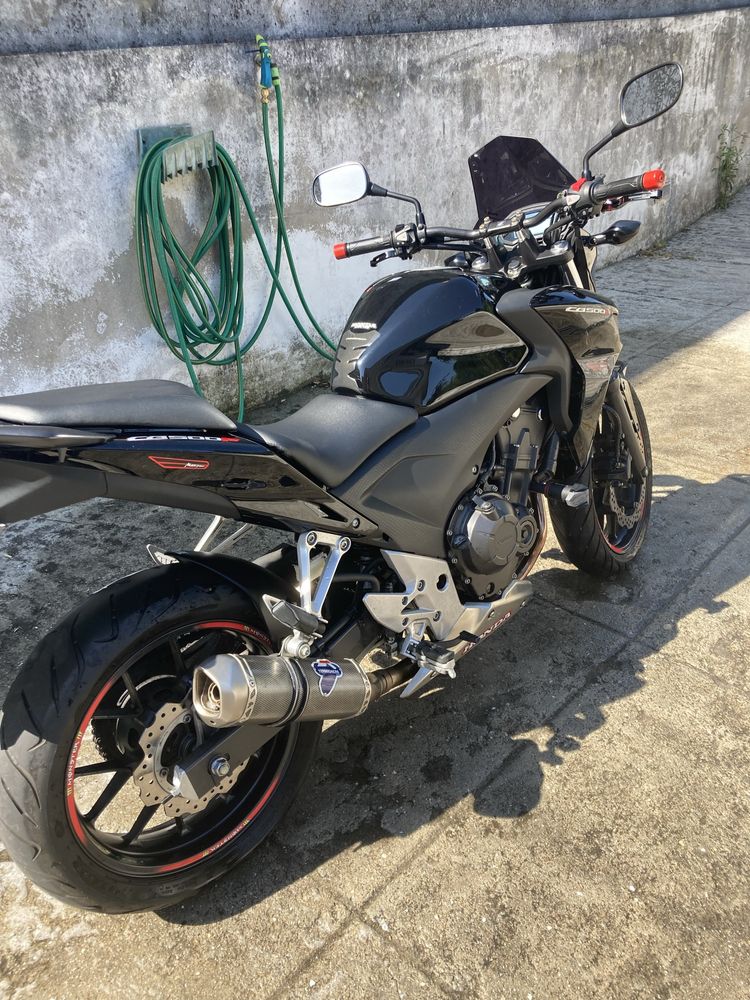 Honda Cb500F Preta