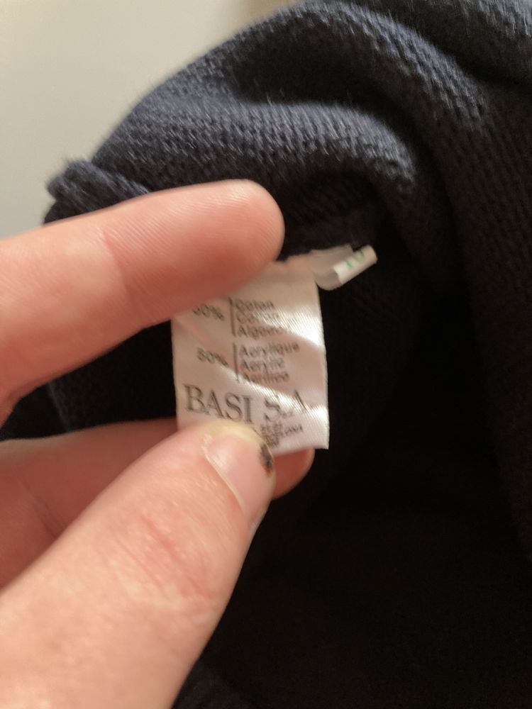Вязаний Вінтажний Светр 1/3 zip Lacoste size 5