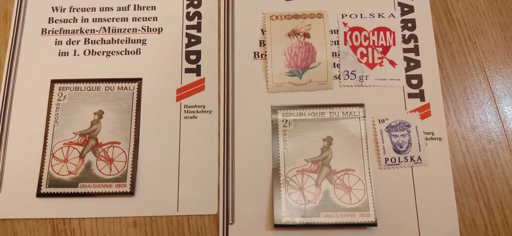 Znaczki pocztowe filatelistyka kolekcjonerskie znaczki