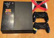 Konsola ps4 slim 500GB + 2 pady + gry