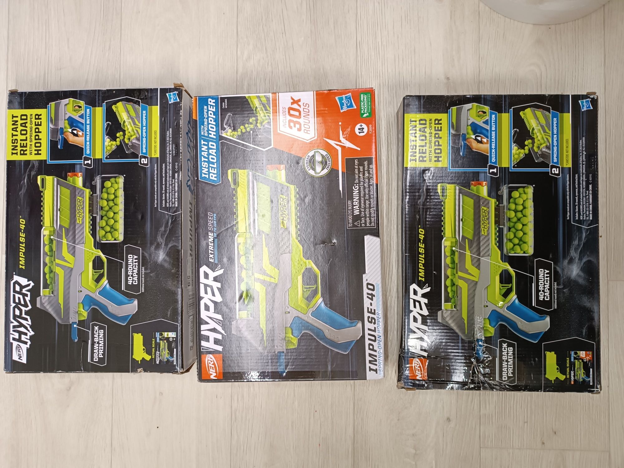 Нерф Хупер Импульс Nerf Hyper Impulse-40 Blaster F2899