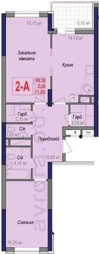 Продам свою квартиру в ЖК "АВРОРА" / Одесса / Черемушки / 2-к