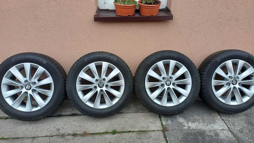 Koła zimowe 205/55 R16 Oryginalne Seat 8mm bieżnika