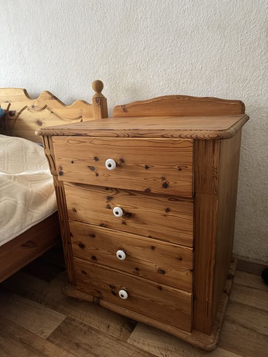 Mała komoda sosnowa lita sosna sypialnia sosnowa meble sosnowe