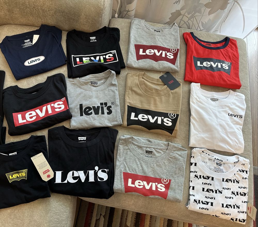Футболки Levis на хлопчика і дівчинку 12-15 років