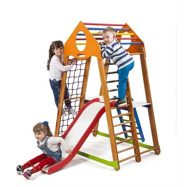 Дитячий спортивний комплекс BambinoWood Plus 2 горіх SportBaby