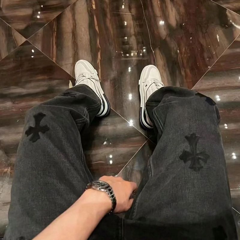 Джинси Chrome Hearts джинсы хром хартс