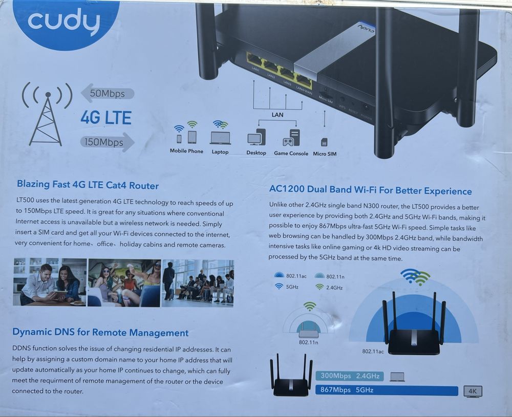 Router WiFi e 4G