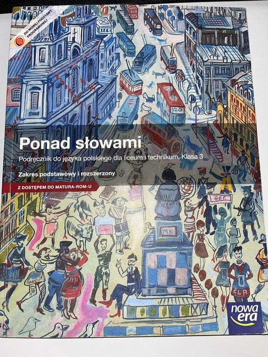 Podręcznik Ponad Słowami do języka polskiego. Klasa 3