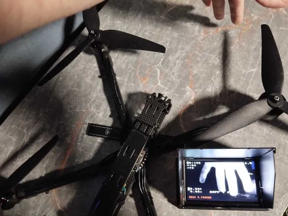 Дрон FPV з тепловізором 10"/ vtx 2.5w 5.8G/ ELRS 915