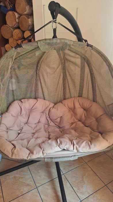 Fotel hustawka kokon dwuosobowy