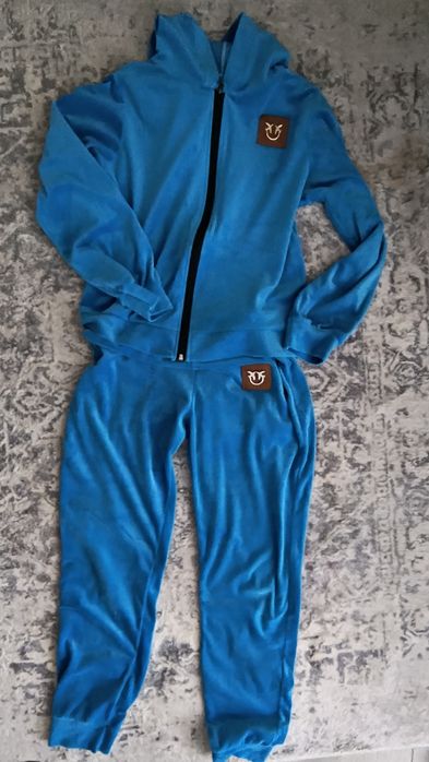 Dres welurowy nirbieski