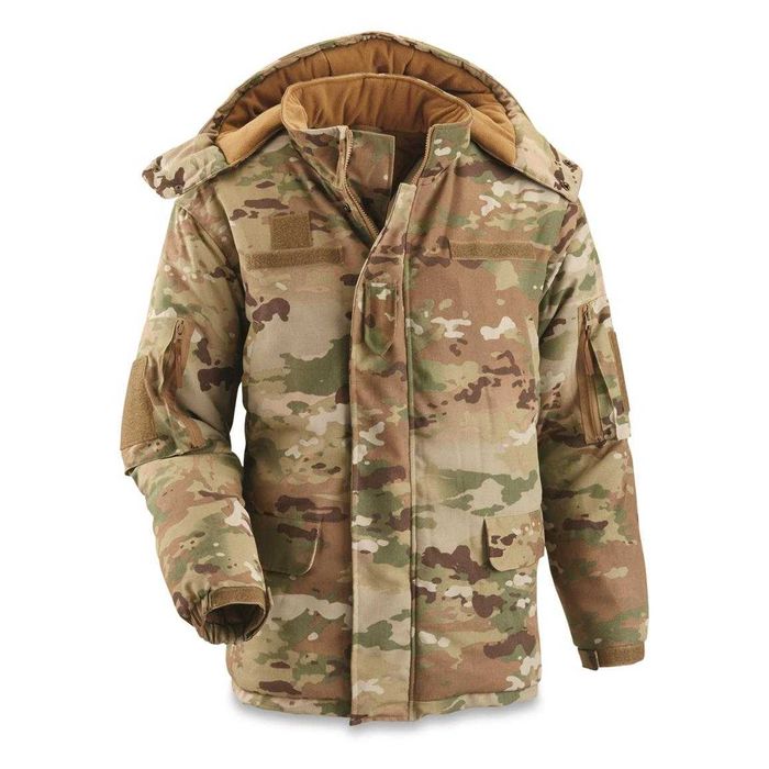 Куртка парка мультикам ECW Hooded PrimaLoft Parka multicam