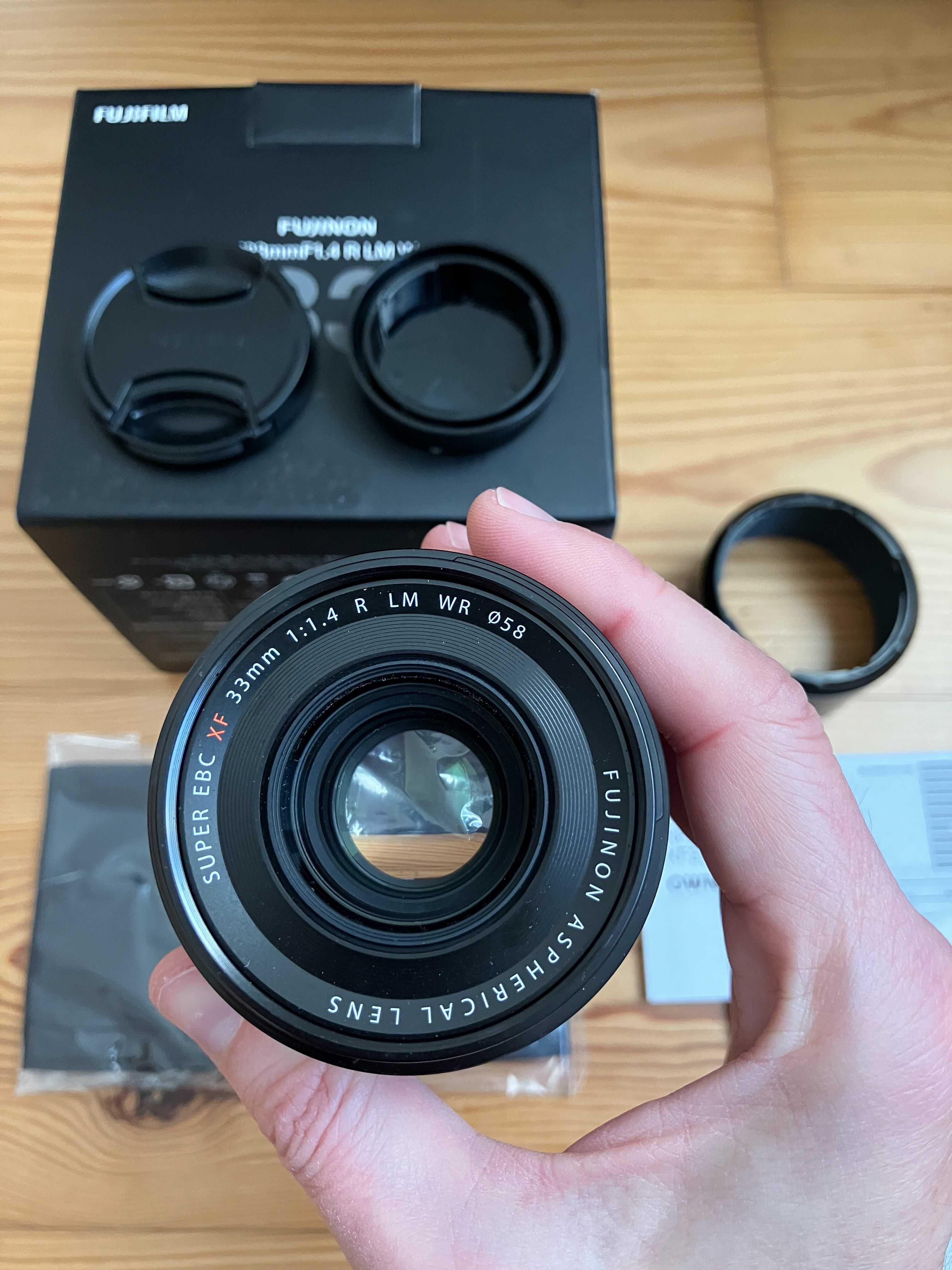 Lente Fujifilm XF 33mm f1.4 R LM WR, com garantia
