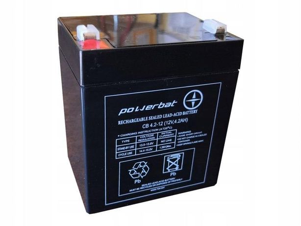 Akumulator żelowy Powerbat Cb 4,2, 12 12v 4,2Ah